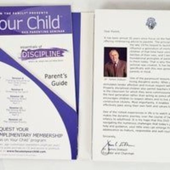 Your Child: Essentials of Discipline (3 DVD Parenting Seminar) by Dr. Dobson - Picture 2 of 3